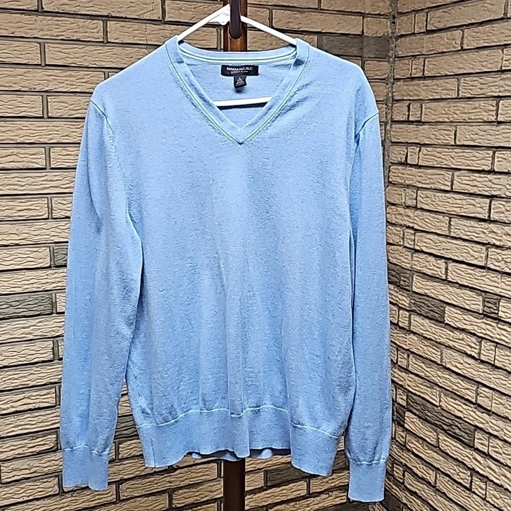 Banana Republic Luxury Blend Sweater- Silk Cotton Cashmere SZ Large